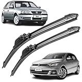 Par De Palhetas Limpador De Para Brisas Dianteiros Para Volkswagen Gol G2 G3 G4 2013 A 2018 Par Palheta Limpador Parabrisa Gol Voyage E Saveiro