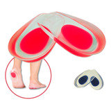Par De Palmilha Em Silicone Gel Ortopédica Anti Impacto