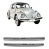 Par De Parachoque Cromado Do Fusca 70 A 86 Dian   Tras Top