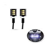 Par De Parafuso 3 Leds Para Luz De Placa Moto Carro