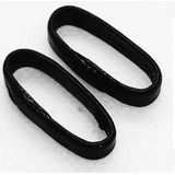 Par De Passadores De Couro Preto 22mm Tommy Hilfiger X1