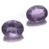 Par De Pedras Preciosas Natural Ametista Oval Briolet J13817