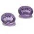 Par De Pedras Preciosas Natural Ametista Oval J13818