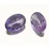 Par De Pedras Preciosas Oval Ametista Facetada J14893
