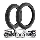 Par De Pneu Dianteiro Traseiro Crypton Aro 17