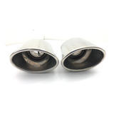 Par De Ponteiras Cromada Universal 2 5 Pol Em Aço Inox