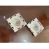 Par De Pratos Decorativos Tipo Limonges Cenas Galantes 8,5cm