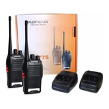 Par De Radios Comunicador 777 Ht Uhf 16 Canais Profissional