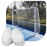 Par De Rede Trave De Gol Futsal Fio 4mm Nylon Futebol De Salão