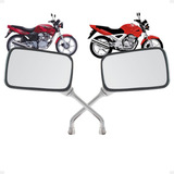 Par De Retrovisores Para Twister 250 Strada 200 Cromado Gvs