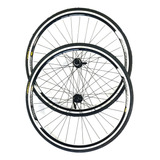 Par De Roda Speed par De Pneu 700x23 Par De Câmara 700x23