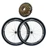 Par De Rodas Bike Aro 26 Aero Folha Dupla Com Pneus Completa