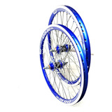 Par De Rodas Bike Aro 26 Aero Folha Dupla E Cubo Rolamento C