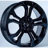 Par De Rodas Sandero Rs Aro 17x7 4x100 Bicos Cor Preto