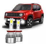 Par De Super Led Jeep Renegade H11 Farol De Milha 6000k