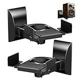 Par De Suportes De Parede Para Alto-Falantes- Suporte De Montagem De Estante De Fixação Lateral Dupla Para Grandes Alto-Falantes De Som Circundante- Suporta Até 25kg