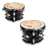 Par De Tons Spanking De Bateria Preto 10 E 12 Pol 