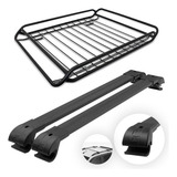 Par De Travessa Larga Pajero Tr4 Bagageiro Gradeado