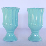 Par De Vasos Ceramica