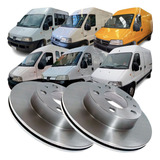 Par Disco De Freio Dianteiro Fiat Ducato Aro 15 2003 2016