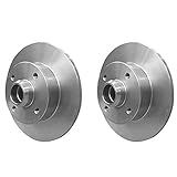 Par Disco De Freio Traseiro Sólido Com Cubo Citroen C4 Louge 1.6 2.0 Ds4 1.6 2013 Em Diante Peugeot 308 1.6 308 2.0 2012 Em Diante 408 2.0 2011 Em Diante Peugeot 408 1.6 2012 Em Diante