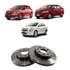 Par Disco Freio Dianteiro Chevrolet Onix Prisma Cobalt