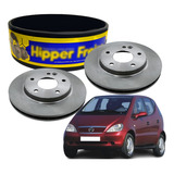 Par Disco Freio Dianteiro Mercedes Benz A190 2000 2001 2003