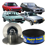 Par Disco Freio Dianteiro Solido Gm Chevette Chevy Marajó