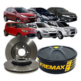 Par Disco Freio Dianteiro Ventilado I30 Ix35 Sonata Tucson
