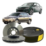 Par Disco Freio Novo Dianteiro Ventilado Gm Astra Vectra