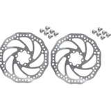 Par Disco Freio Rotor 160mm Mtb Xc Bike Mecanico Hidraulico