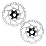 Par Disco Freio Rotor Shimano Rt64 160mm Centerlock Original