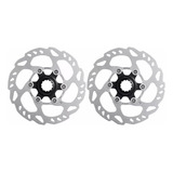 Par Disco Freio Rotor Shimano Slx Ice Tech Rt70 160mm Center