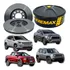Par Disco Freio Ventilado Toro Compass Renegade 2015 À 2022