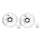 Par Disco Rotor Freio Shimano Deore Rt54 160mm Center Lock