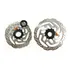 Par Disco Rotor Shimano Sm-rt10 160mm + 180mm Center Lock Cor Prateado