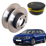 Par Discos De Freio Dianteiro Volkswagen Passat 2007 A 2014
