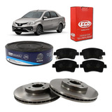 Par Discos E Pastilhas Freio Toyota Etios 1 3 2013 2014 2015