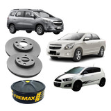 Par Discos Freio Ventilado Dianteiro Fremax Para Spin Cobalt
