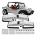 Par Dobradiça Tampa Motor Capo Puma Buggy Cromado Porta Mala