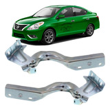 Par Dobradiças Braço Capô Nissan Versa 2013 2014 2015 2016