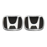 Par Emblema Adesivo Chave Logo Honda