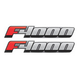 Par Emblema Adesivo Ford F4000 2014 2015 Resinado Res38 Fkc