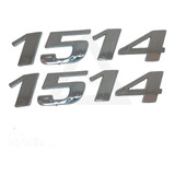 Par Emblema Caminhão Mb 1514 Adesivo