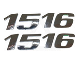 Par Emblema Caminhão Mb 1516 Adesivo