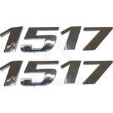 Par Emblema Caminhão Mb 1517 Adesivo