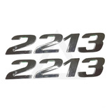 Par Emblema Caminhão Mb 2213 Adesivo