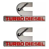 Par Emblema Cummins Turbo