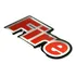 Par Emblema Fire Adesivo Resinado Paralamas Fiat Uno Mille