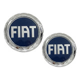 Par Emblema Grade E Mala Fiat Palio 2004 2005 2006 2007 Azul